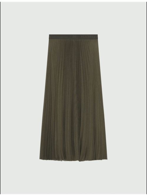 Plissé perfect: pleats are always popular, in any way, shape or form. They are found here on technical mesh fabric, complete with an elasticated waist for a sporty yet metropolitan look. MARELLA MONOCHROME | 2613101085200003