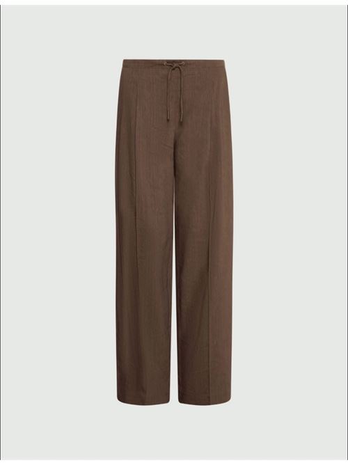 These trousers in soft stretch linen and viscose fabric truly epitomise the casual style. Perfect for the office, days off and summer outings that call for sandals. MARELLA MONOCHROME | 2613131115200001