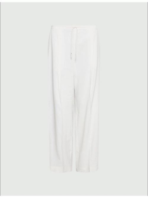 These trousers in soft stretch linen and viscose fabric truly epitomise the casual style. Perfect for the office, days off and summer outings that call for sandals. MARELLA MONOCHROME | 2613131115200004