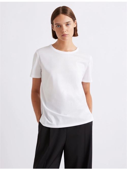 Best of basics: nuova t-shirt in jersey di puro cotone mercerizzato. Un grande must che attraversa le stagioni con fascino ed energia immutate. MARELLA | 2613971011200002
