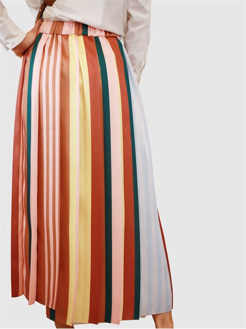 Gonna plissé in twill stampato MAXMARA WEEKEND | 2415101021600001