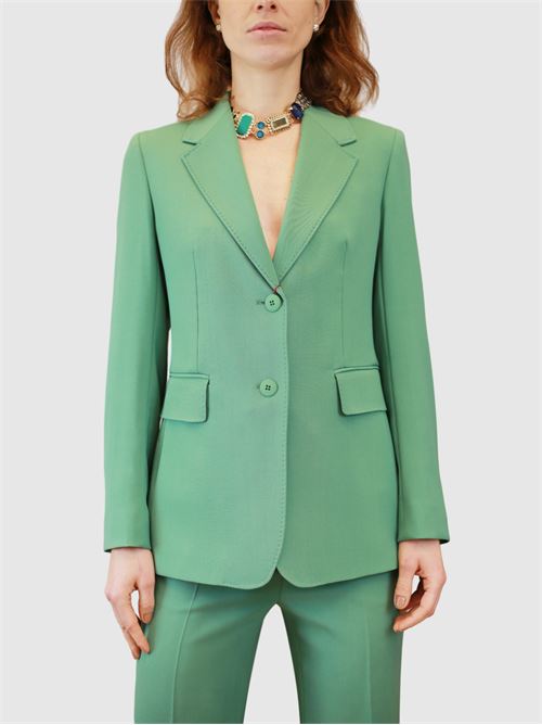 Single-breasted wool crepe blazer MAXMARA STUDIO | 2416041101600037